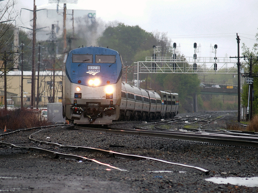 Photo of The Eastbound Lake Shore Limited at East Syracuse, NY