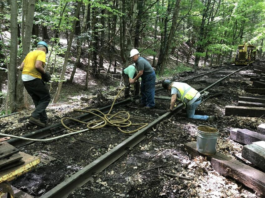 Photo of CMRR Spiking Crew at MP 6.9