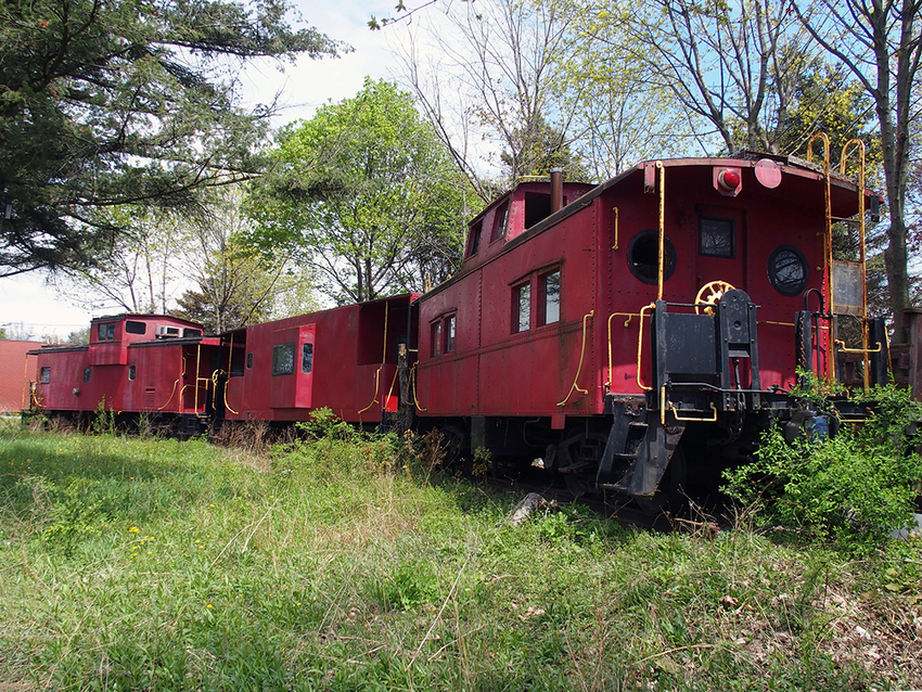 Photo of 'The Coupled Caboose Complex' in Dryden, New York.