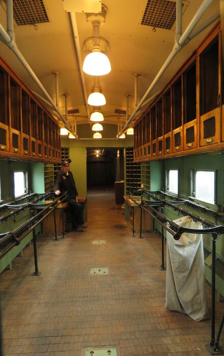 Photo of Inside the UP Mail Car