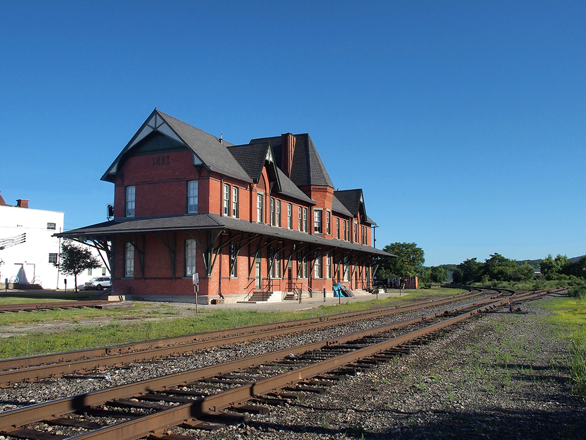 Photo of Lehigh Valley Railroad Station at Sayre, PA