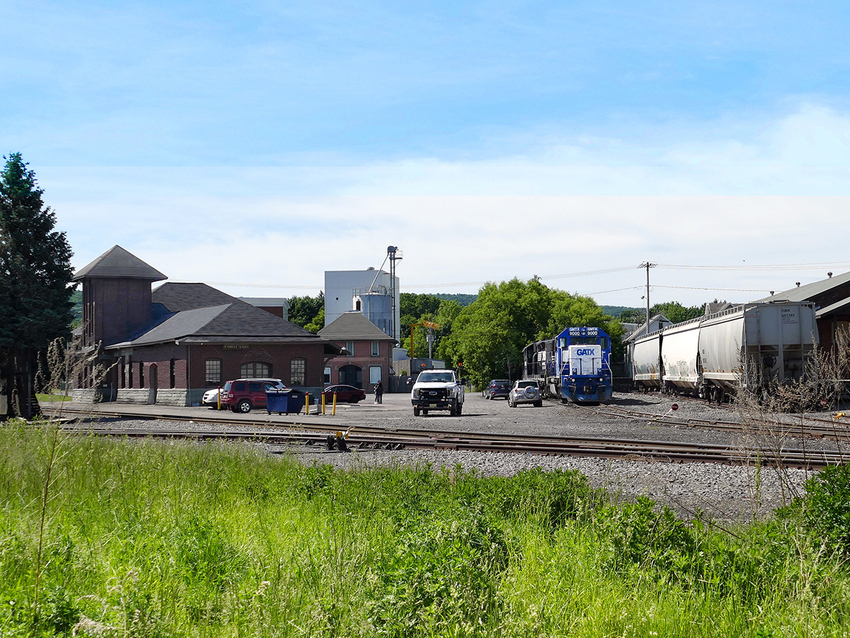 Photo of NYS&W ex-DL&W Station at Cortland, New York