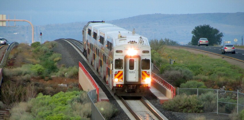 Photo of New Mexico Rail Runner heading to Santa Fe - 1