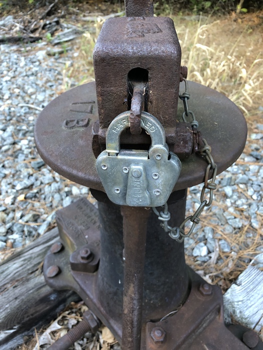 Photo of Railroad Switch Stand Lock