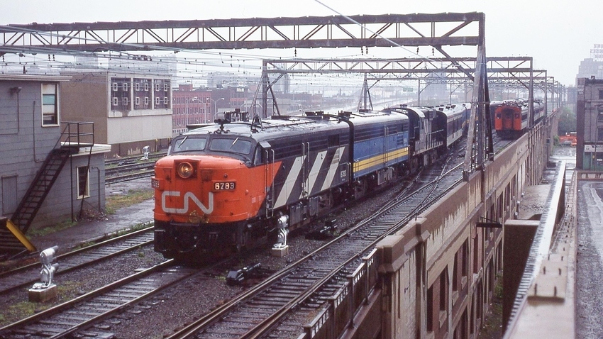 Photo of Toronto- Montreal train.