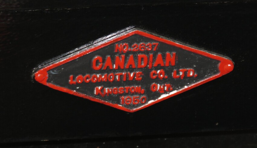 Photo of The maker's plate