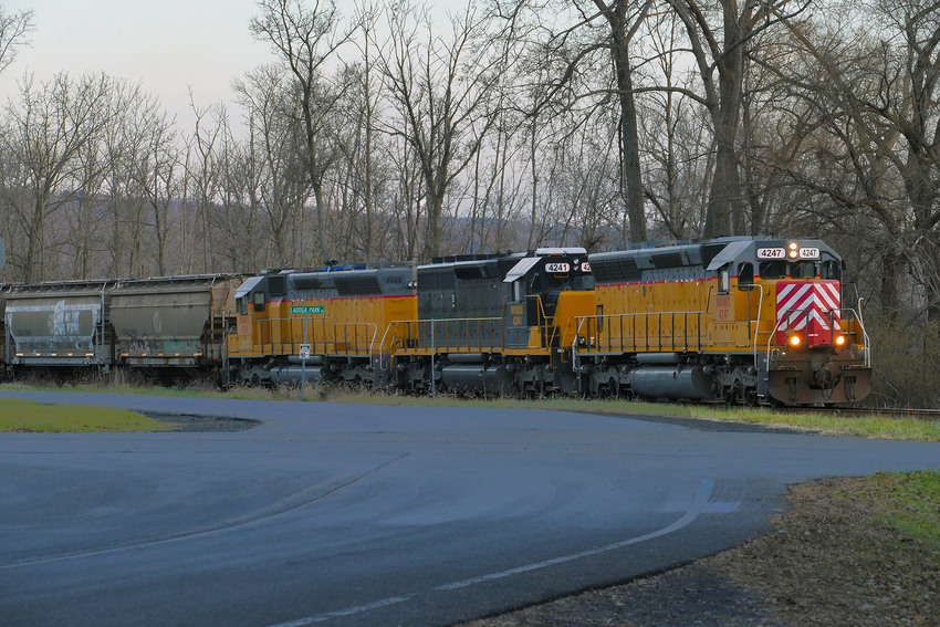Photo of Ithaca Central 4247, 4241, and 4248 at Lansing, N.Y.