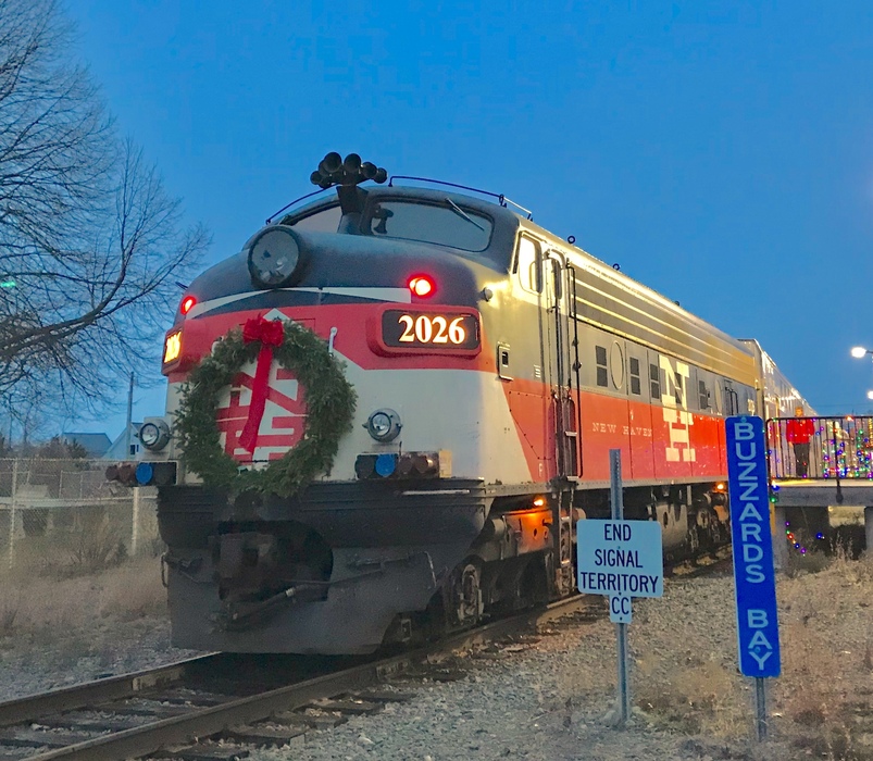Photo of The Cape Cod Central Railroad’s Polar Express Train On December 1st, 2019