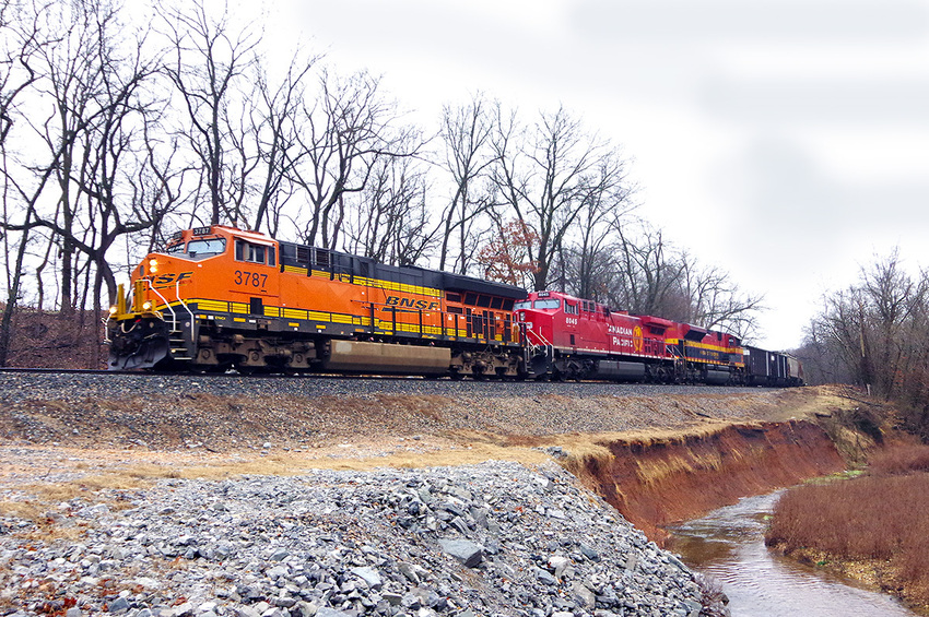 Photo of KCS Train at Gravette, Arkansas