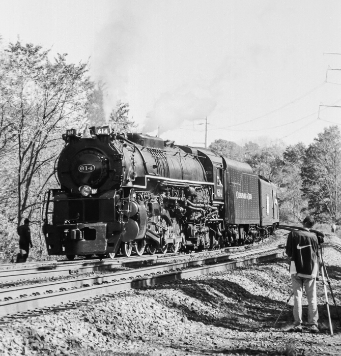 Photo of C&O 614 Limping Into Campbell Hall Wye