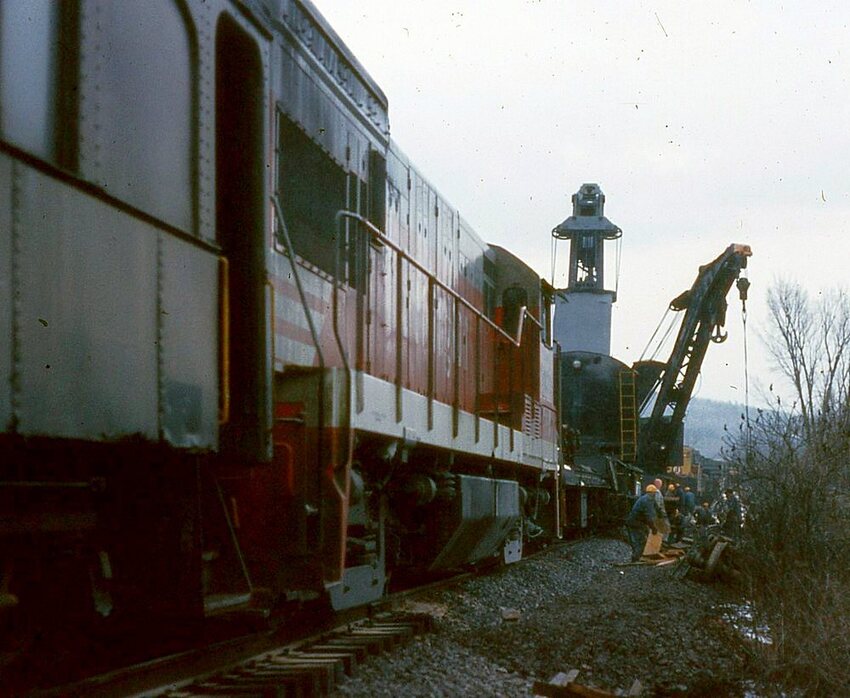Photo of EL Wreck at Campville December 1969 - 3