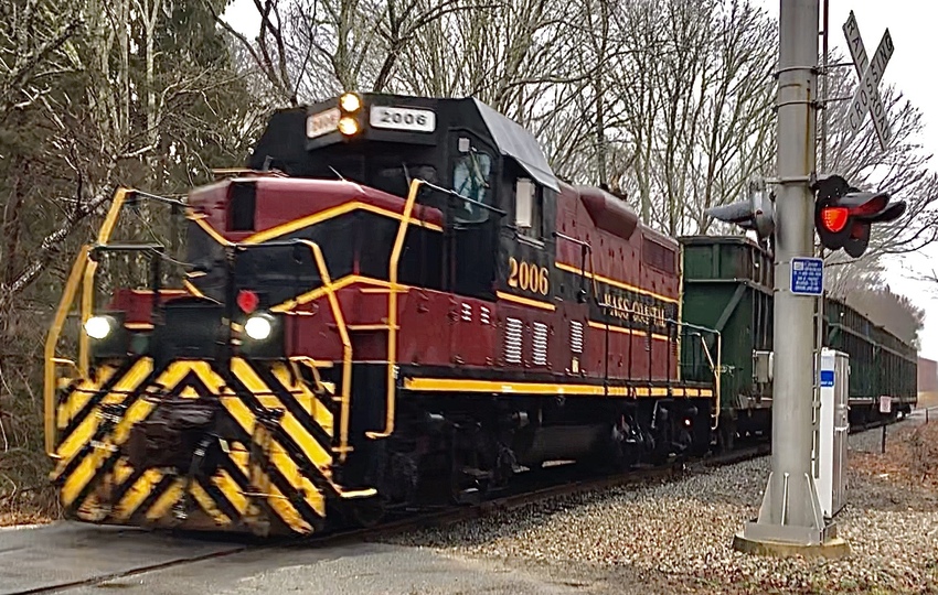 Photo of The Massachusetts Coastal Railroad's Energy Train On Friday March 13th, 2020