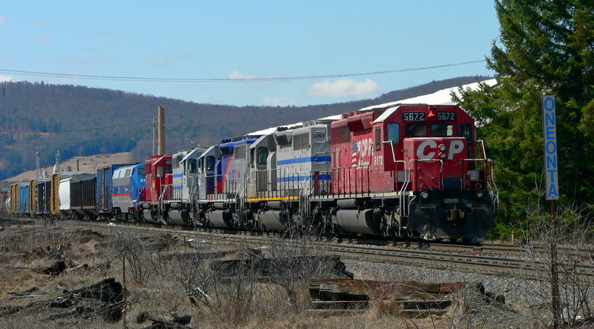 Photo of CP Train 251 with Power of Many Colors