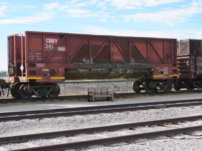 Photo of Copper Basin Railway concentrate car #341002