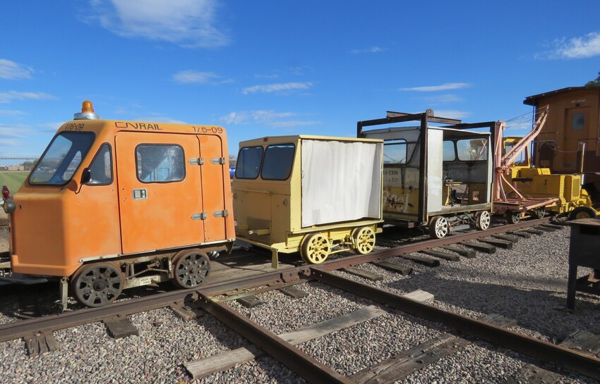 Photo of A pair of speeders and trolleys