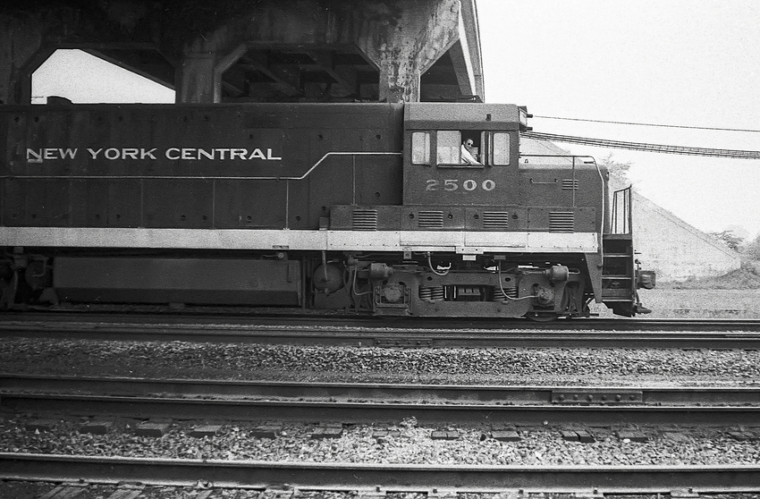 Photo of New York Central's 1st U25B at Lyons, NY