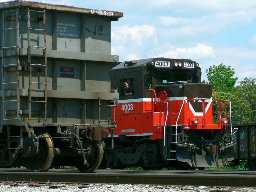 Photo of P&W switcher at Worcester