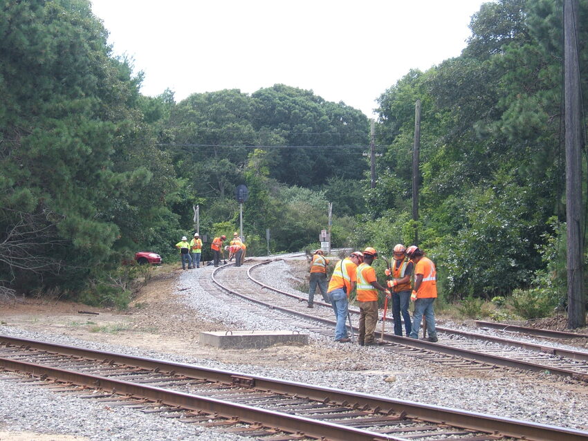 Photo of Railworks crew at Canal Junction