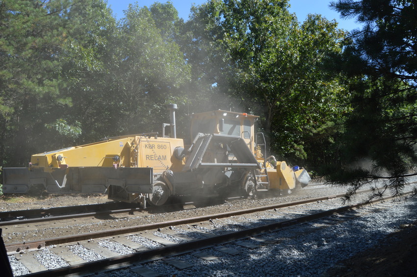 Photo of Railworks crews progressing south...