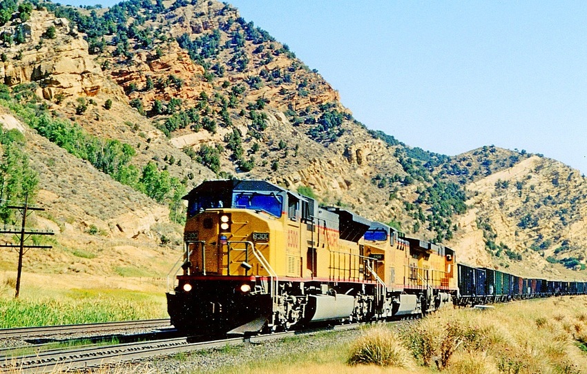 Photo of UP Coal train at Echo Canyon Utah