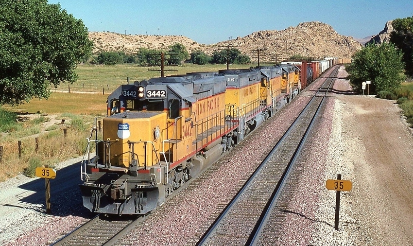 Photo of Every day locomotives, every day train; Frost, California.