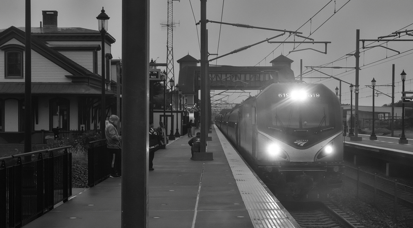 Photo of Amtrak Arriving Kingston Station - Oct. 2020