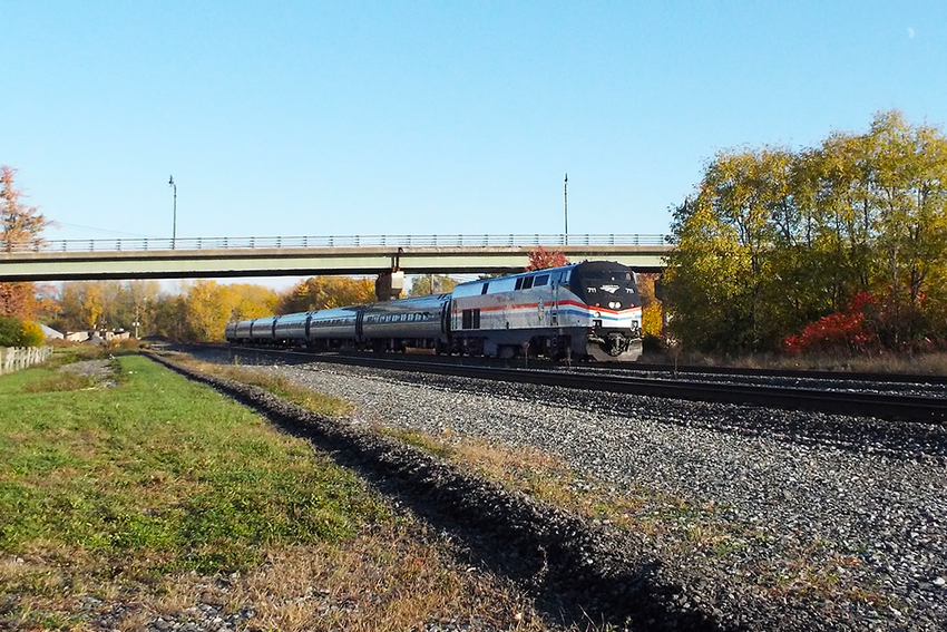 Photo of Amtrak Train 281 at Clyde, New York