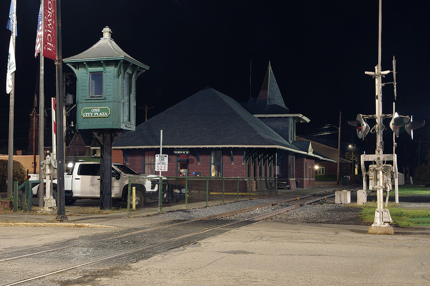 Photo of DL&W Station at Norwich, New York