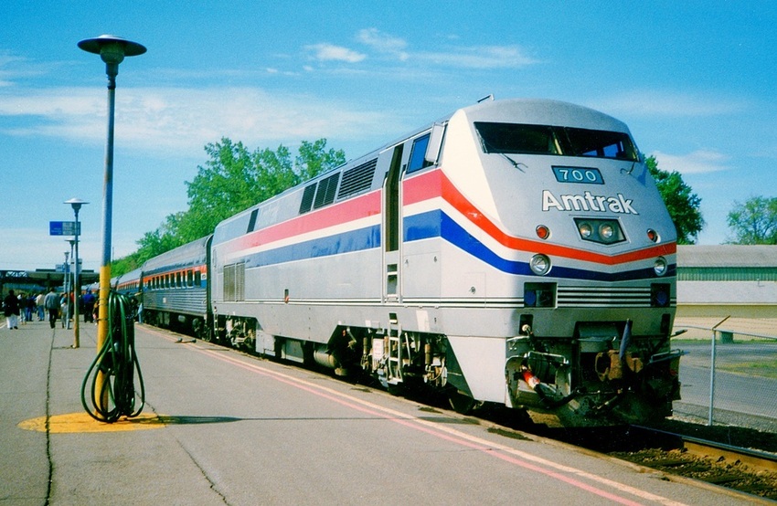 Photo of Amtrak Empire Service Train at Albany/Rensselaer