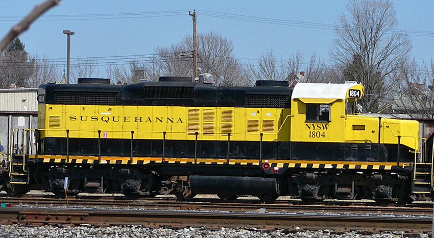 Photo of Odd bunch of locomotives at NYS&W Binghamton April '08 - 3