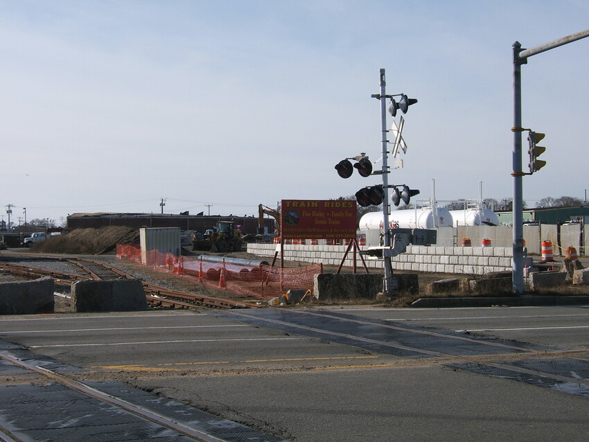 Photo of Hyannis, MA RR yard construction continues