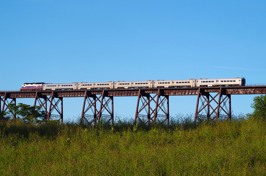 Photo of Metro-North Train 55 on Moodna Viaduct