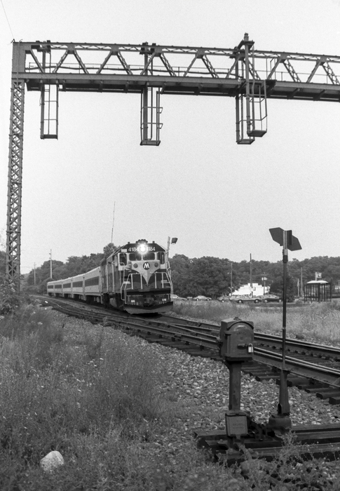 Photo of Metro North Locomotive on Boonton Line Train at Denville, NJ