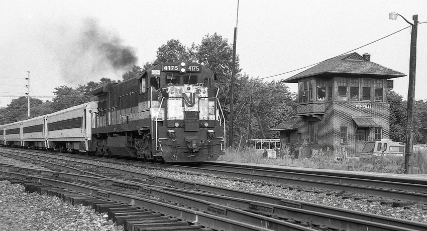 Photo of NJ Transit Boonton Line Train Passing Denville Tower