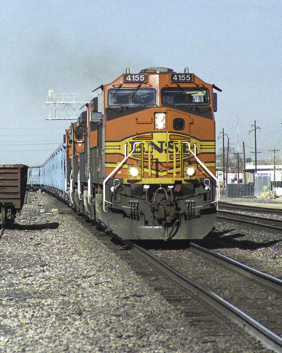 Photo of BNSF Unit Coal Train Departing Holbrook, AZ