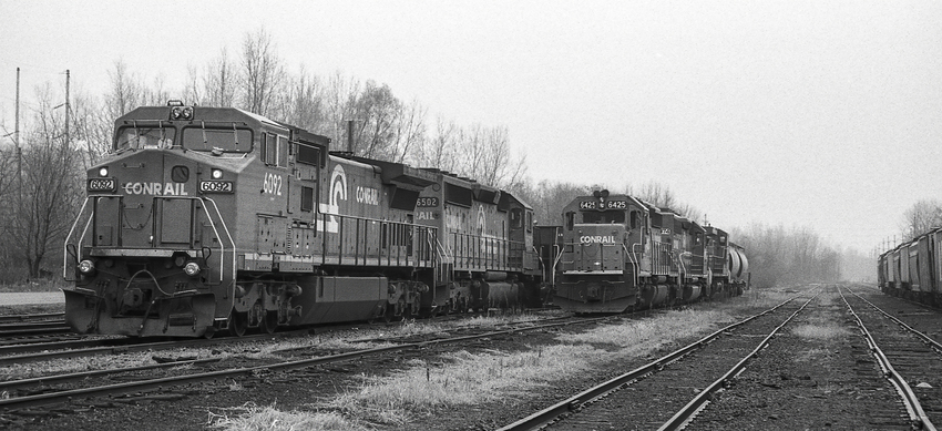 Photo of Conrail Power Idling in Ithaca, NY