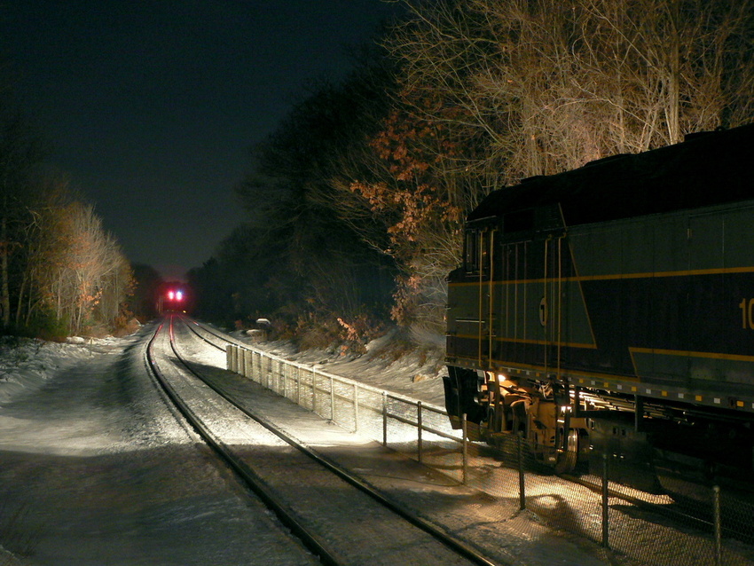 Photo of MBTA stops at Southborough on its way to Worcester