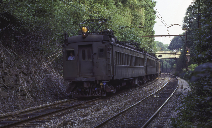 Photo of Former DL&W Electric MU Train on Conrail at Glen Ridge, NJ