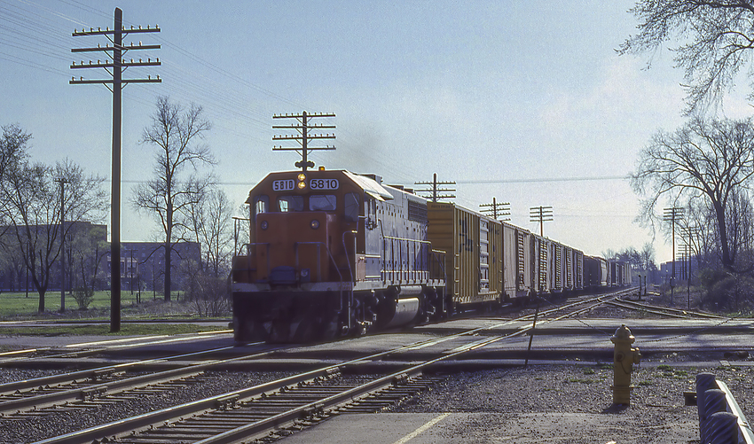 Photo of Westbound GTW Local Freight at East Lansing, MI