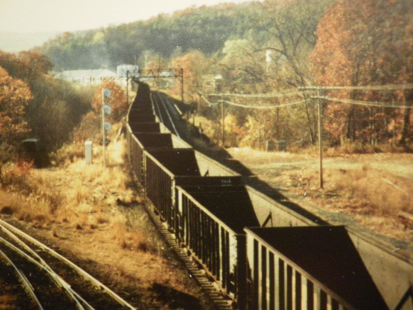 Photo of coal train thru deerfield