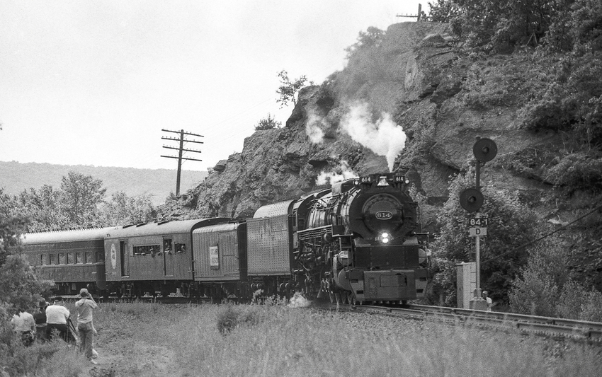 Photo of C&O 614 at Block Rock Cut East of Port Jervis, NY