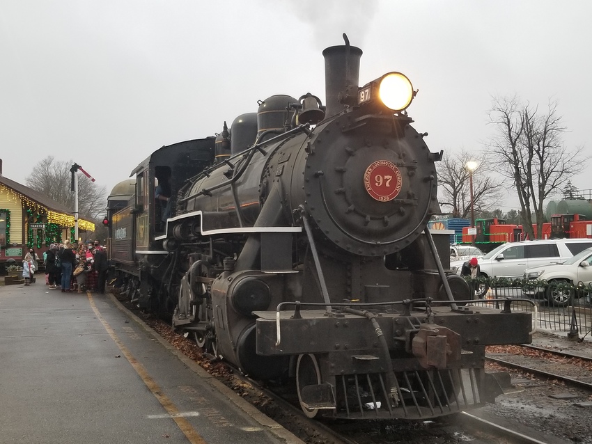 Photo of 2-8-0 #97 awaits departure