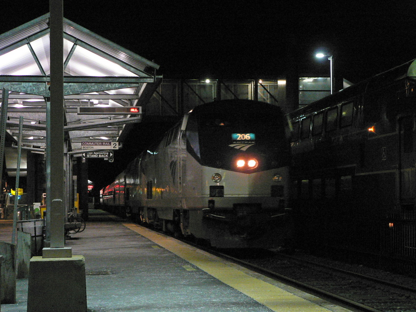 Photo of Amtrak 448 arrives Framingham