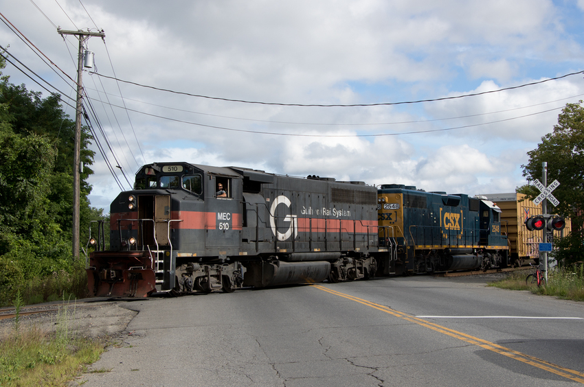 Photo of MEC 510 Leads SAPPI-4 at Rt. 201 in Fairfield