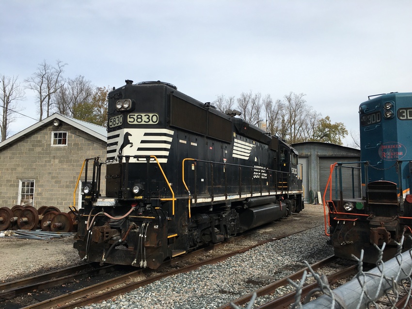 Photo of Former NS GP38-3 #5830 now on Aberdeen & Rockfish roster.