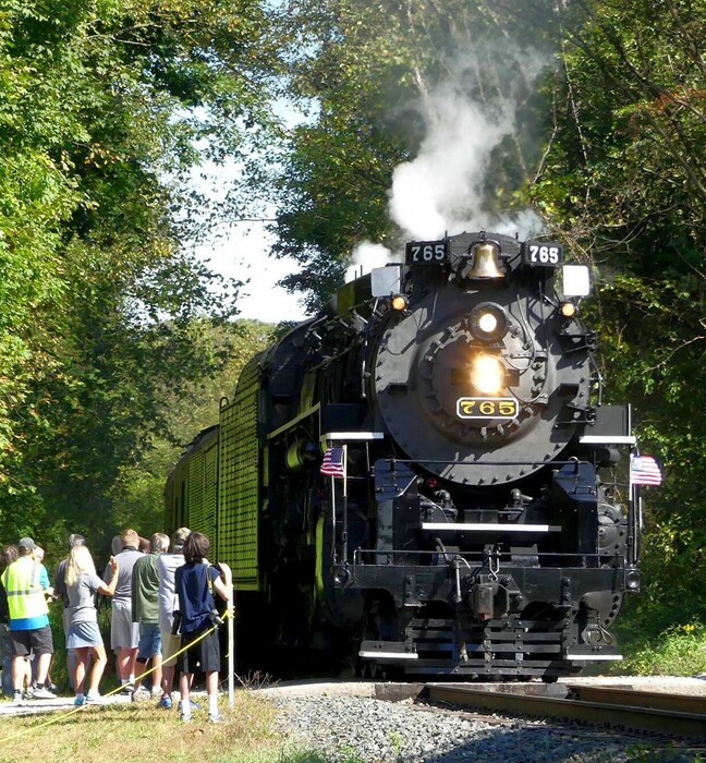 Photo of NKP 765 at Howe Meadow in Cuyahoga Valley Nat'l Park