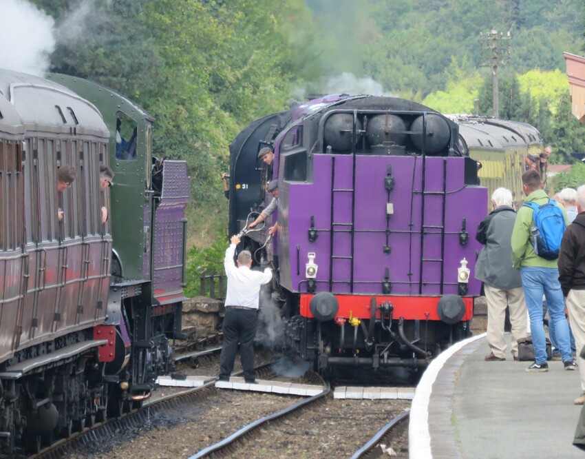 Photo of A scene at Highley station