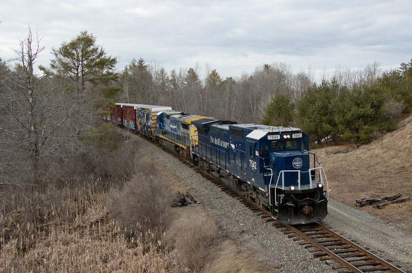 Photo of MEC 7542 Leads L053 at Rt. 9 in North Yarmouth