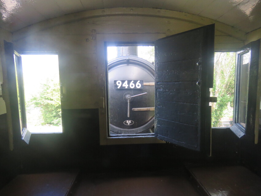 Photo of The view from the brake van