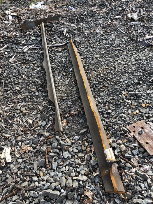 Photo of Broken rail on the CSX